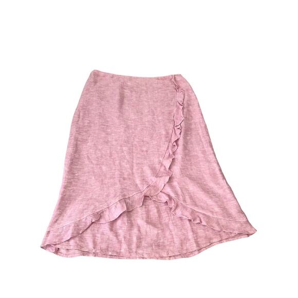 Nine & Company linen rayon short skirt 8 - Picture 1 of 5